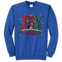 Joy To The World Christmas Christian Nativity Scene Gift Sweatshirt