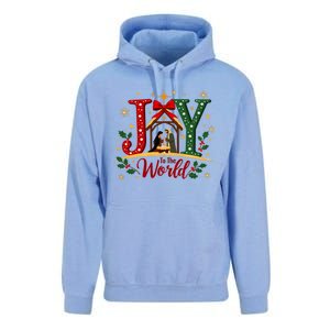 Joy To The World Christmas Christian Nativity Scene Gift Unisex Surf Hoodie