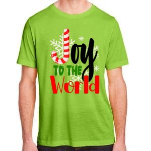 Joy To The World Christmas Festive Adult ChromaSoft Performance T-Shirt