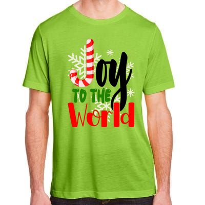 Joy To The World Christmas Festive Adult ChromaSoft Performance T-Shirt