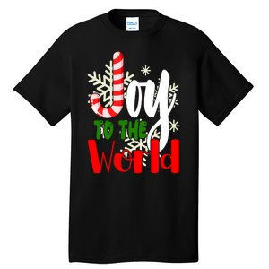 Joy To The World Christmas Festive Tall T-Shirt