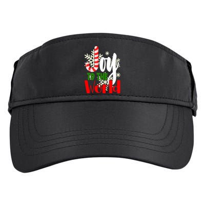 Joy To The World Christmas Festive Adult Drive Performance Visor