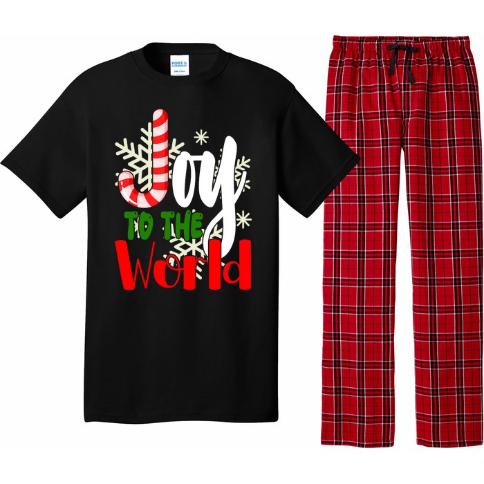 Joy To The World Christmas Festive Pajama Set