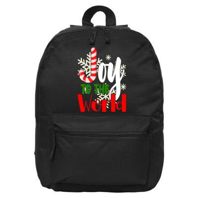 Joy To The World Christmas Festive 16 in Basic Backpack