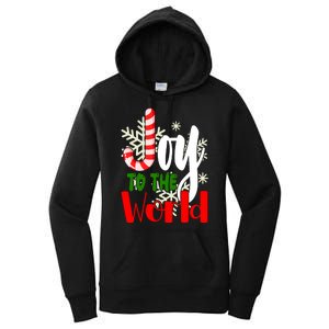 Joy To The World Christmas Festive Women's Pullover Hoodie