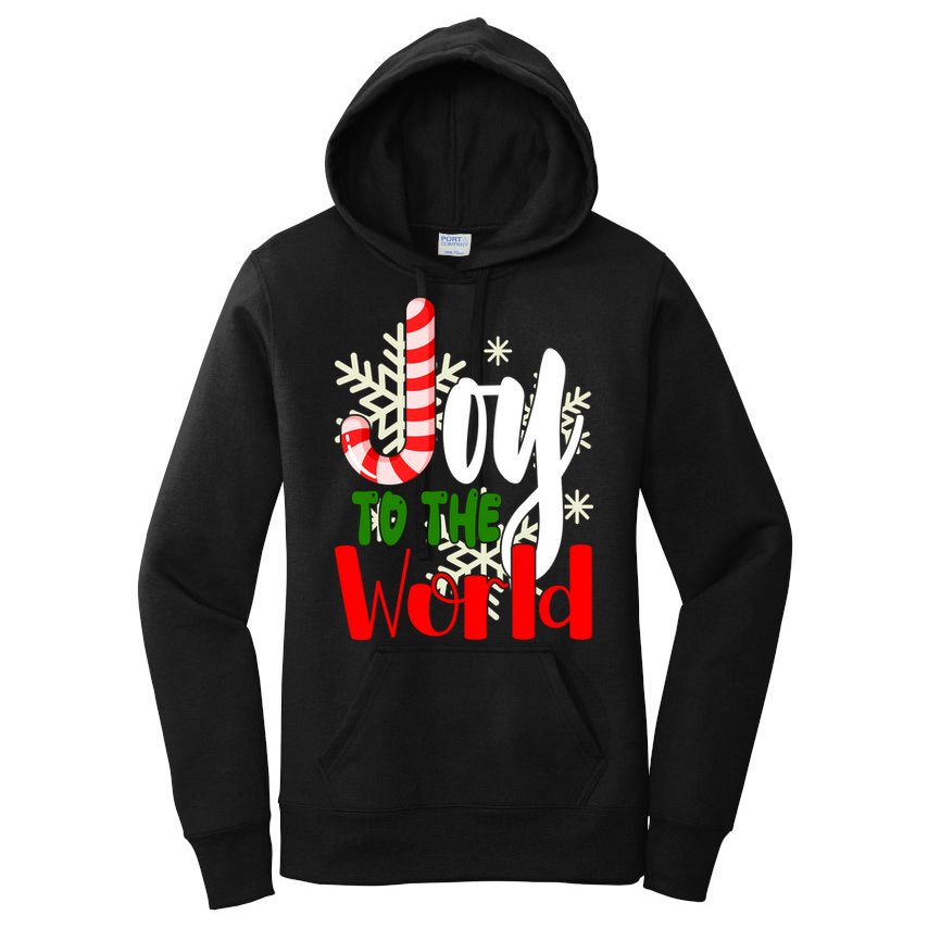 Joy To The World Christmas Festive Women's Pullover Hoodie