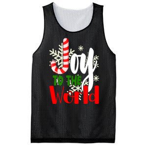 Joy To The World Christmas Festive Mesh Reversible Basketball Jersey Tank