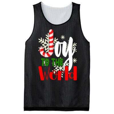 Joy To The World Christmas Festive Mesh Reversible Basketball Jersey Tank