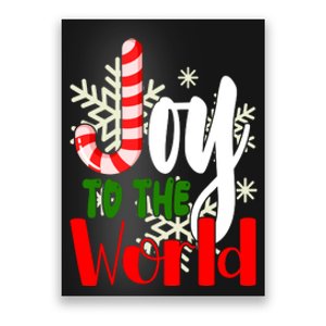 Joy To The World Christmas Festive Poster