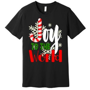 Joy To The World Christmas Festive Premium T-Shirt