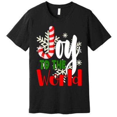 Joy To The World Christmas Festive Premium T-Shirt