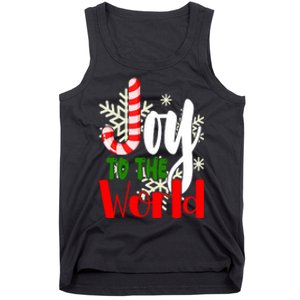 Joy To The World Christmas Festive Tank Top