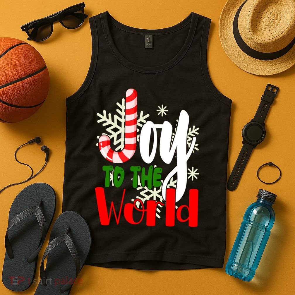 Joy To The World Christmas Festive Tank Top