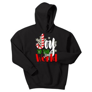 Joy To The World Christmas Festive Kids Hoodie