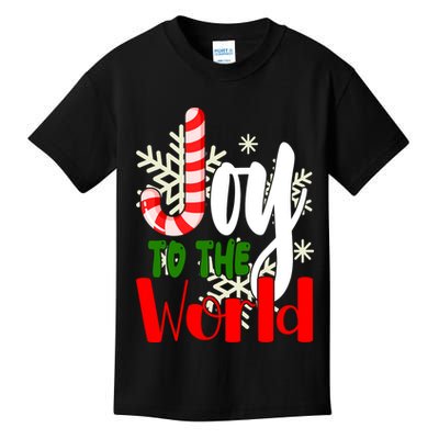 Joy To The World Christmas Festive Kids T-Shirt