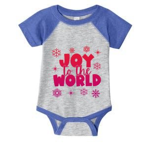 Joy To The World Christmas Holiday Funny Gift Infant Baby Jersey Bodysuit