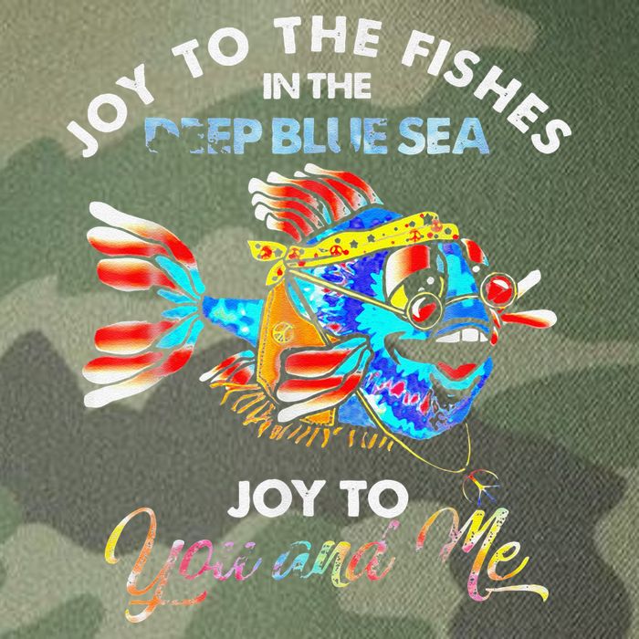 Joy To The Fishes In The Deep Blue Sea Joy To You And Me Legacy Tie Dye Trucker Hat