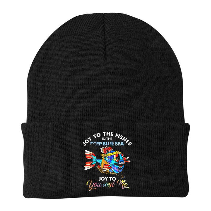Joy To The Fishes In The Deep Blue Sea Joy To You And Me Beanie