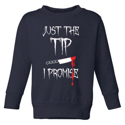 Just The Tip I Promise Toddler Sweatshirt