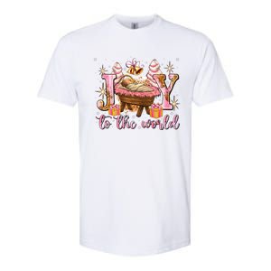 Joy To The World Christmas Tree Cakes Debbie Nativity Scene Softstyle CVC T-Shirt