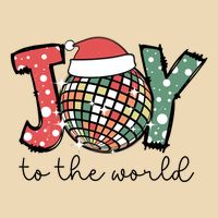 Joy To The World Disco Christmas Holiday Zip Tote Bag