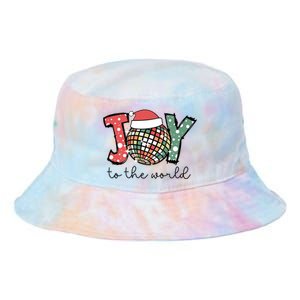 Joy To The World Disco Christmas Holiday Tie Dye Newport Bucket Hat