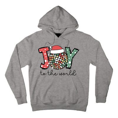 Joy To The World Disco Christmas Holiday Tall Hoodie