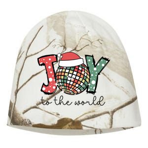 Joy To The World Disco Christmas Holiday Kati - Camo Knit Beanie