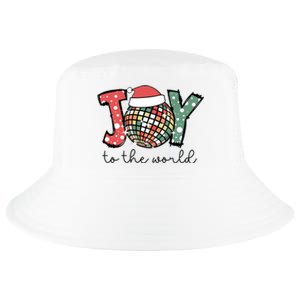 Joy To The World Disco Christmas Holiday Cool Comfort Performance Bucket Hat