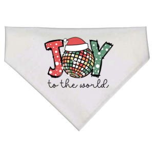 Joy To The World Disco Christmas Holiday USA-Made Doggie Bandana