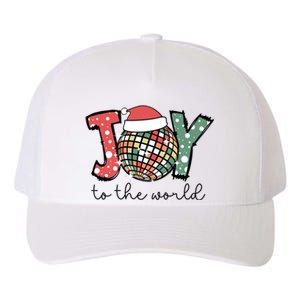 Joy To The World Disco Christmas Holiday Yupoong Adult 5-Panel Trucker Hat