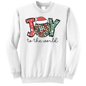 Joy To The World Disco Christmas Holiday Sweatshirt