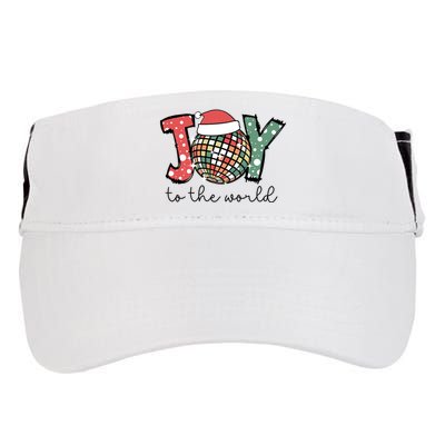 Joy To The World Disco Christmas Holiday Adult Drive Performance Visor