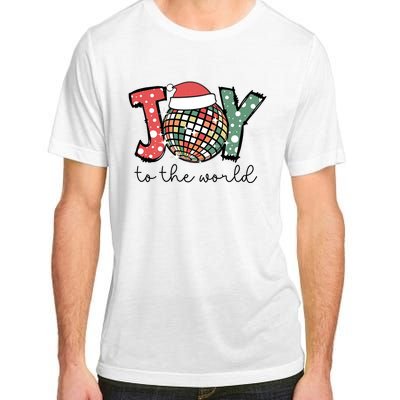 Joy To The World Disco Christmas Holiday Adult ChromaSoft Performance T-Shirt