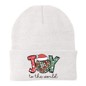 Joy To The World Disco Christmas Holiday Knit Cap Winter Beanie