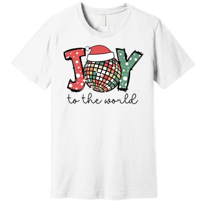 Joy To The World Disco Christmas Holiday Premium T-Shirt