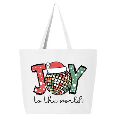 Joy To The World Disco Christmas Holiday 25L Jumbo Tote