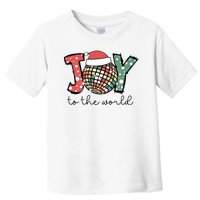 Joy To The World Disco Christmas Holiday Toddler T-Shirt