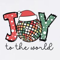 Joy To The World Disco Christmas Holiday Wool Snapback Cap