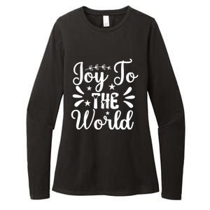 Joy To The World Funny Graphic Tees And Gift Womens CVC Long Sleeve Shirt