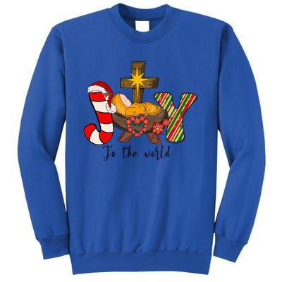 Joy To The World Jesus Sublimation Merry Christmas Gift Sweatshirt