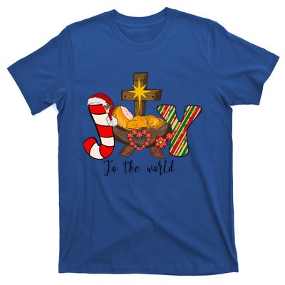 Joy To The World Jesus Sublimation Merry Christmas Gift T-Shirt