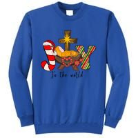 Joy To The World Jesus Sublimation Merry Christmas Gift Tall Sweatshirt