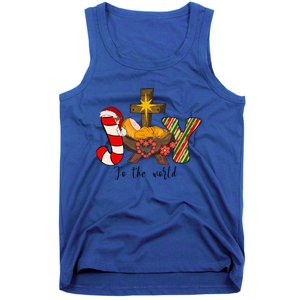 Joy To The World Jesus Sublimation Merry Christmas Gift Tank Top