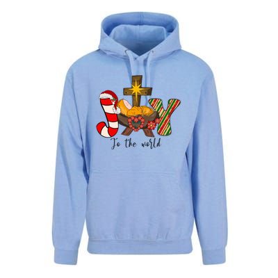 Joy To The World Jesus Sublimation Merry Christmas Gift Unisex Surf Hoodie