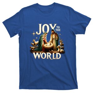 Joy To The World True Story Christmas Xmas Jesus Nativity Gift T-Shirt