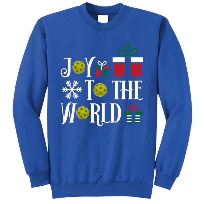 Joy To The World Pickleball Christmas Gift Sweatshirt