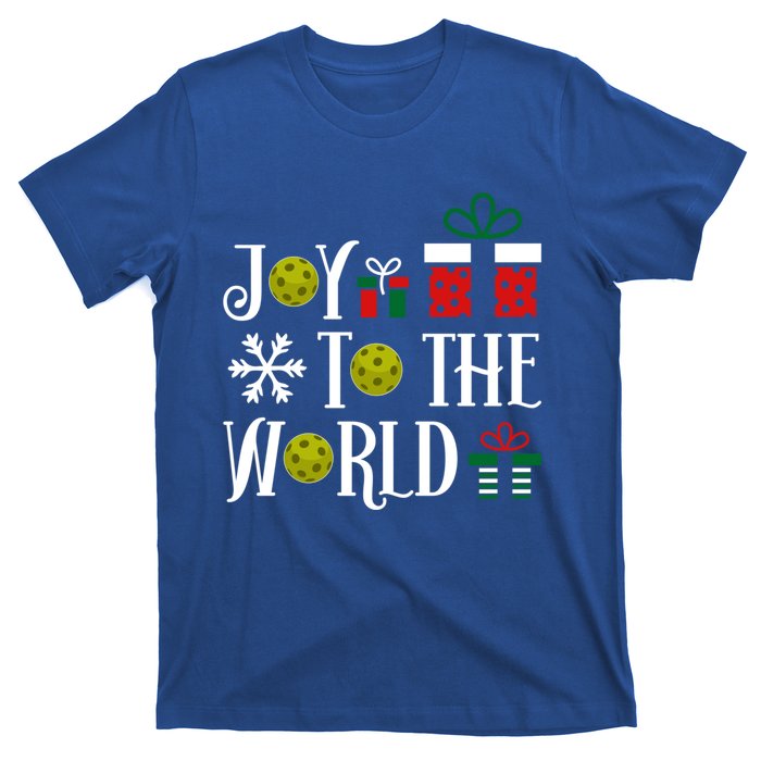 Joy To The World Pickleball Christmas Gift T-Shirt