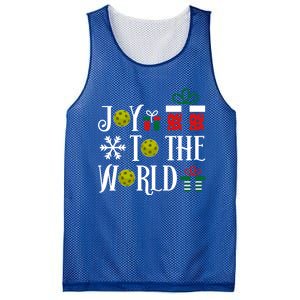 Joy To The World Pickleball Christmas Gift Mesh Reversible Basketball Jersey Tank