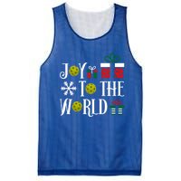 Joy To The World Pickleball Christmas Gift Mesh Reversible Basketball Jersey Tank